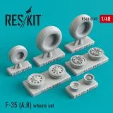 F-35 (A,B) wheels set 1:48 F-35 (A,B) wheels set 1:48