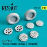 F4F/FM-2 "Wildcat" wheels set type 2 1:32 F4F/FM-2 "Wildcat" wheels set type 2 1:32