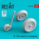 Bf 109K wheels set 1:48