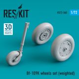 Bf 109K wheels 1:72
