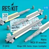 Matra MICA IR missiles 1:72