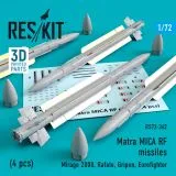 Matra MICA RF missiles 1:72