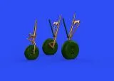 P-38J undercarriage legs BRONZE 1:48