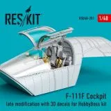 F-111F Cockpit late for HobbyBoss 1:48