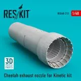Cheetah exhaust nozzle for Kinetic 1:48 Cheetah exhaust nozzle for Kinetic 1:48