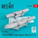 TER-9/A MOD Triple Ejector Rack for F-16 1:48