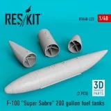 F-100 "Super Sabre" 200 gallon fuel tanks 1:48