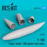 F-100 "Super Sabre" 200 gallon fuel tanks 1:72