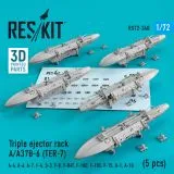 Triple ejector rack A/A37B-6 (TER-7) 1:72 Triple ejector rack A/A37B-6 (TER-7) 1:72