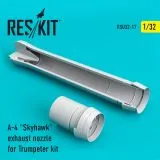 A-4 "Skyhawk" exhaust nozzle for Trumpeter 1:32 A-4 "Skyhawk" exhaust nozzle for Trumpeter 1:32