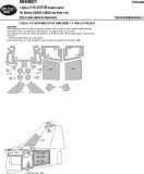 F-104A/C Starfighter TAIL SECTION mask for Kinetic 1:48