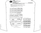 SR-71A Blackbird MARKING mask for Revell 1:48