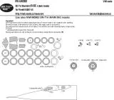 SR-71A Blackbird mask for Revell 1:48 SR-71A Blackbird mask for Revell 1:48