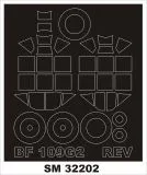 Bf 109G-2 mask for Revell 1:32 Bf 109G-2 mask for Revell 1:32