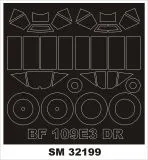Bf 109E-3 mask for Hobby 2000 1:32