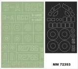 DH.95 Flamingo maxi mask for Valom 1:72