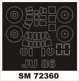 Ju 86 mask for RS Models 1:72