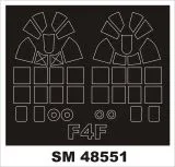 F4F Wildcat mask for Eduard 1:48 F4F Wildcat mask for Eduard 1:48