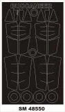 Buccaneer S.2C/D mask for Airfix 1:48 Buccaneer S.2C/D mask for Airfix 1:48