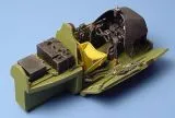 P-38J Lightning cockpit set für Hasegawa 1:48
