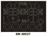 P-38J Lightning mask for Tamiya 1:48 P-38J Lightning mask for Tamiya 1:48