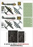 Ju 88A-4 super mask for Dragon/ Revell 1:48