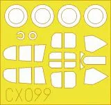 P-40E Mk. I mask for Hasegawa 1:72