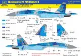 Su-27 PM1 Ukrainian digit camouflage MASK 1:48 Su-27 PM1 Ukrainian digit camouflage MASK 1:48