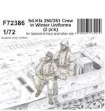 Sd.Kfz 250/251 Crew in Winter Uniforms 1:72
