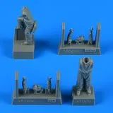 German WWII Pilot & Radioman for Fokker G-1 1:48