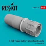 ​​​​​​​F-100 "Super Sabre" late exhaust nozzle 1:48