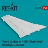 F-105G "Thunderchief" Vertical stabilizer for HobbyBoss 1:48