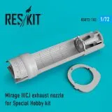 Mirage IIICJ exhaust nozzle for Special Hobby 1:72 Mirage IIICJ exhaust nozzle for Special Hobby 1:72