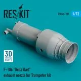 F-100 late exhaust nozzle for Trumpeter 1:72 F-100 late exhaust nozzle for Trumpeter 1:72