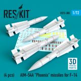 AIM-54A "Phoenix" missiles for F-14 1:72