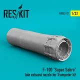 F-100 late exhaust nozzle for Trumpeter 1:32 F-100 late exhaust nozzle for Trumpeter 1:32