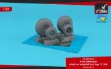 B-24 Liberator wheels type "d" (RA) 1:72