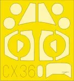 Vampire T.11 mask for Airfix 1:72