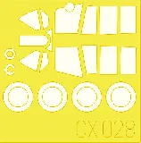 P-40N mask for Hasegawa 1:72