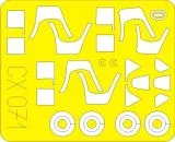 Spitfire Mk. I mask for Tamiya 1:72