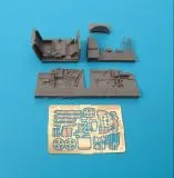 Bf 109K-4 cockpit set für Hasegawa 1:48