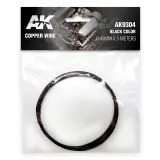 Cooper wire 0.45mm x 5m (black)