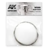 Cooper wire 0.45mm x 5m (silver)