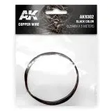 Cooper wire 0.25mm x 5m (black)