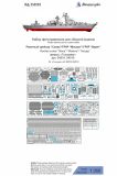 Russian Navy Varyag, Moskva detail set for Trumpeter 1:350