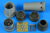MiG-21MF Fighter Bomber exhaust nozzle - closed 1:32