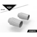 Su-57 exhaust nozzle AL-51F-1 1:48 Su-57 exhaust nozzle AL-51F-1 1:48