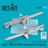 AGM-45 "Shrike" missiles w/ LAU-34 launcher 1:72 AGM-45 "Shrike" missiles w/ LAU-34 launcher 1:72
