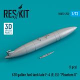 F-4E/EJ "Phantom II" 610 gallon fuel tank late 1:72