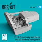 F-111C Cockpit early for Hasegawa 1:72